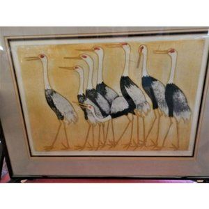 Nimpa Cranes Number 2 of 25 very limited edition by Christeen Toplin